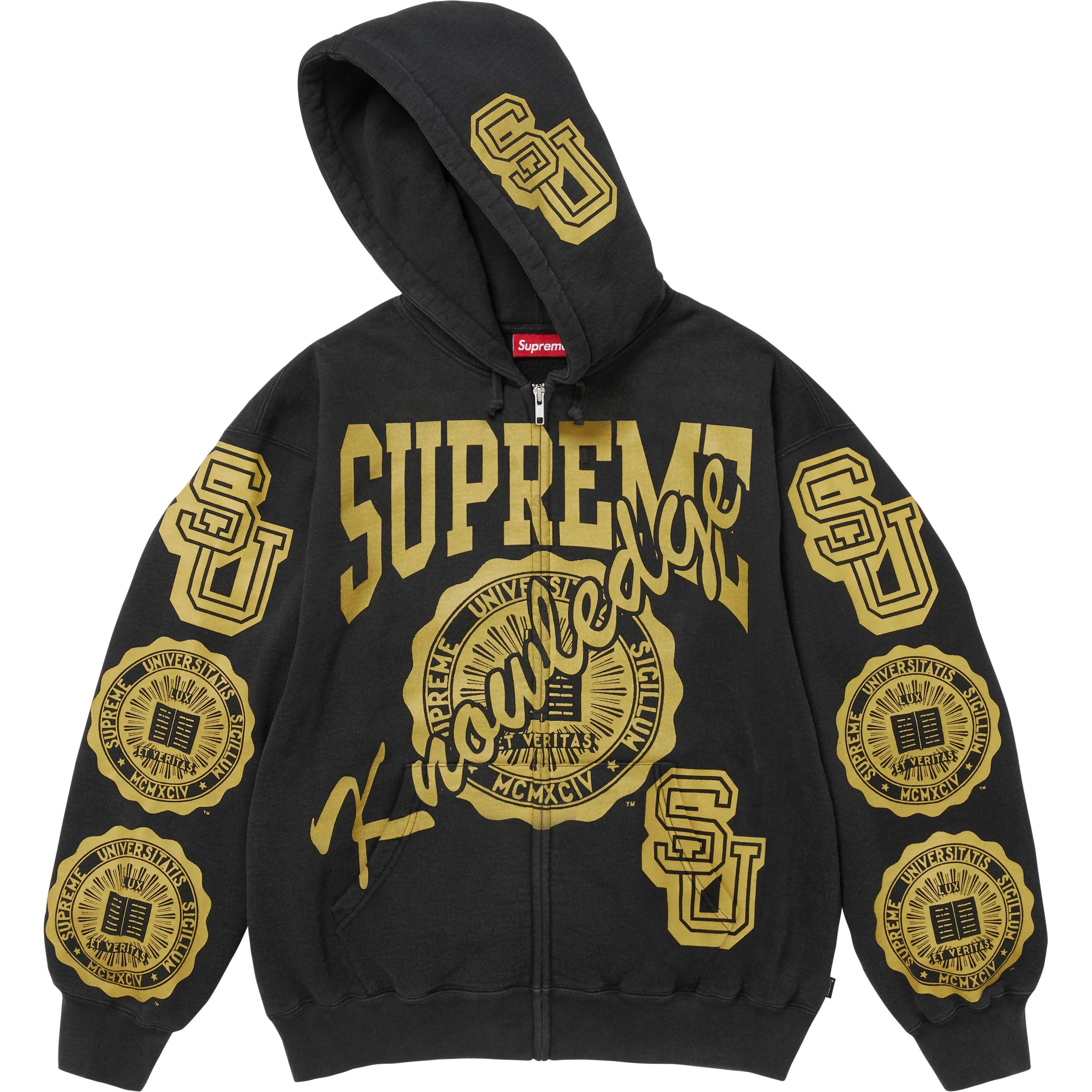 Knowledge Reigns Zip Up Hooded Sweatshirt view 5